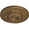 Ekena Millwork Monique Ceiling Medallion (Fits Canopies up to 3 3/4"), Hand-Painted Rubbed Bronze, 13 3/4"OD x 1"P CM13MORZS - alternate 3